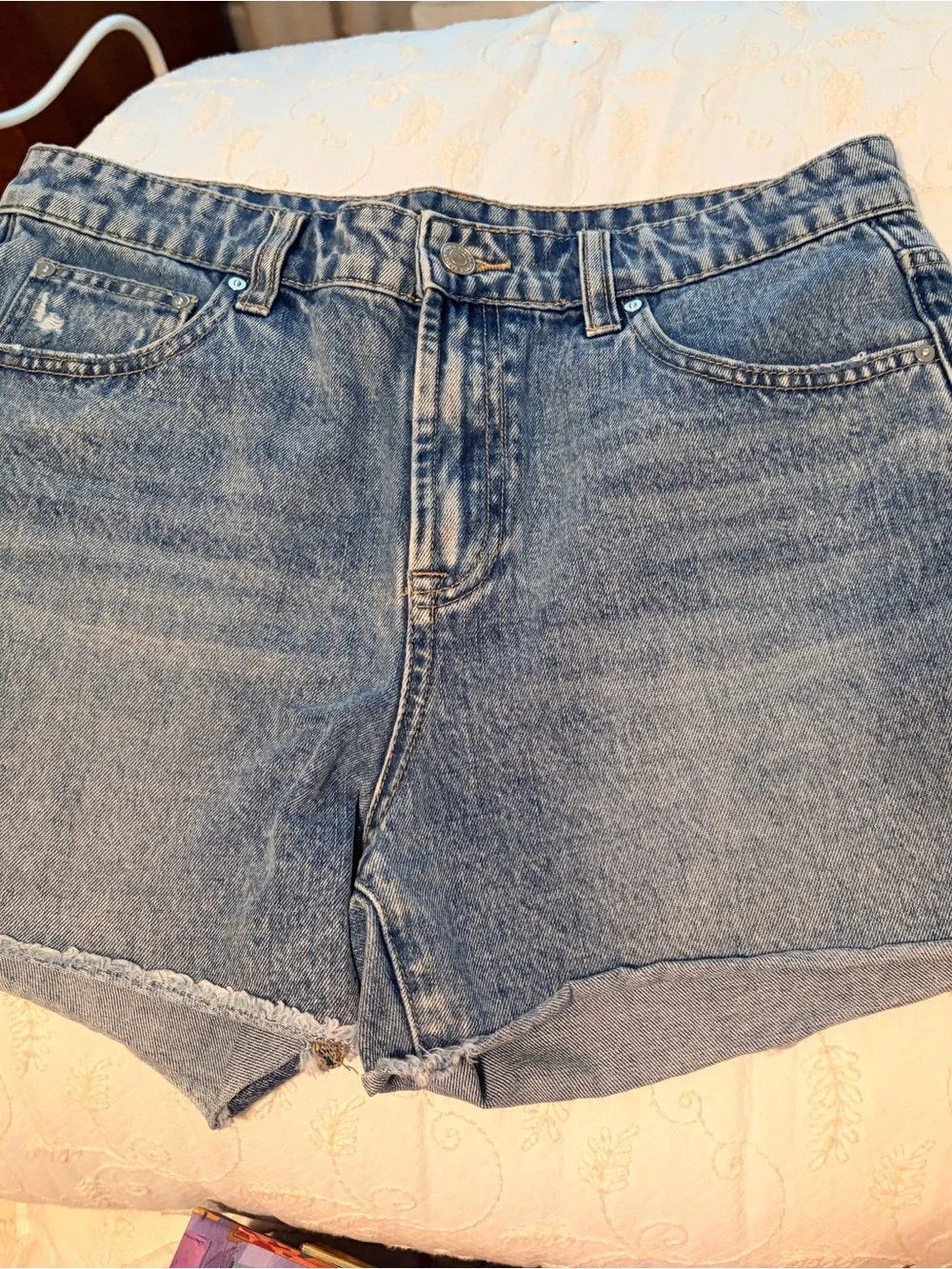 Boston Proper High Waist Denim  Shorts